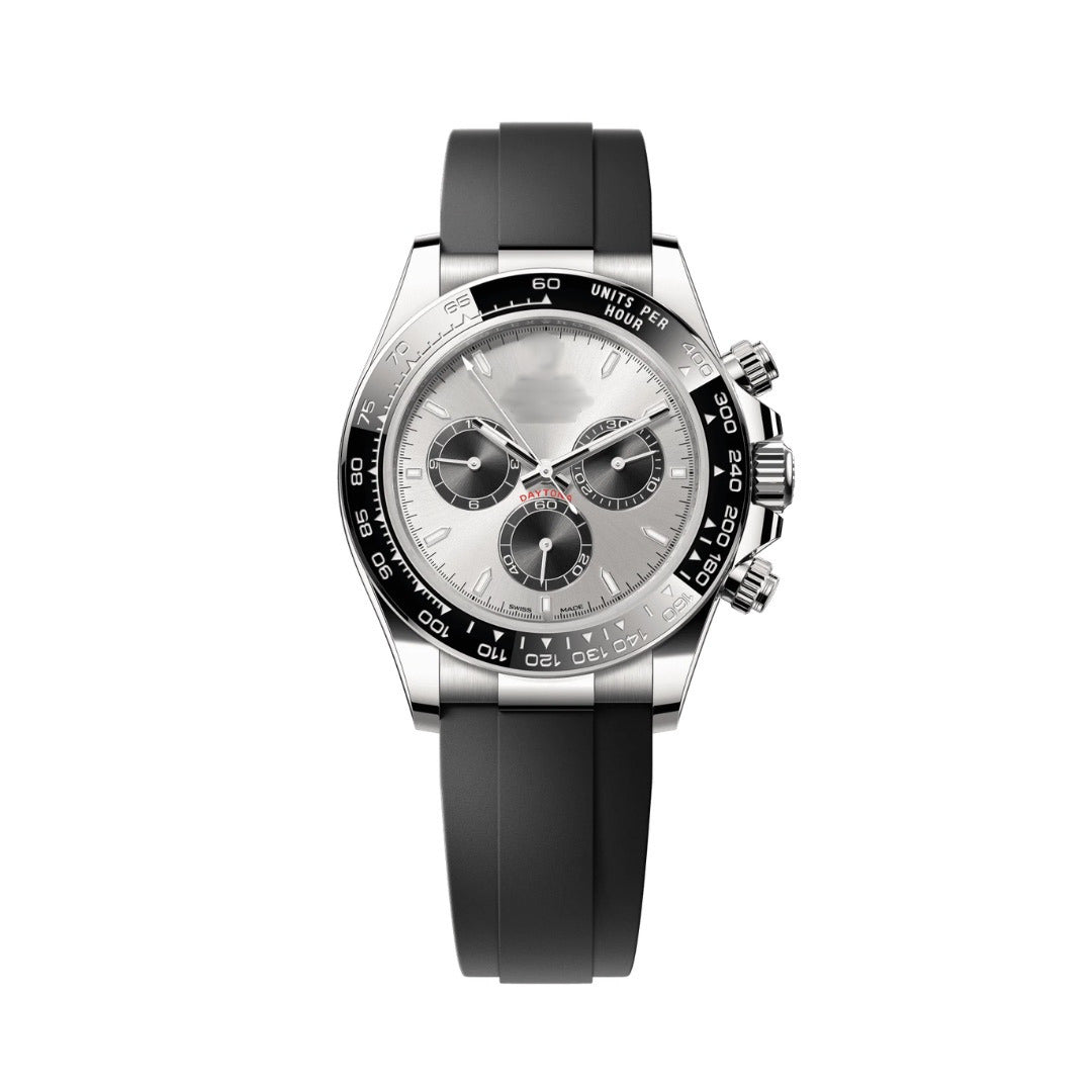 DAYTONA SILVER OYSTERFLEX
